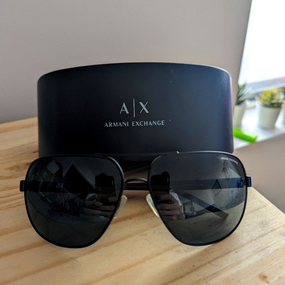 Armani Exchange Black Sunglasses
